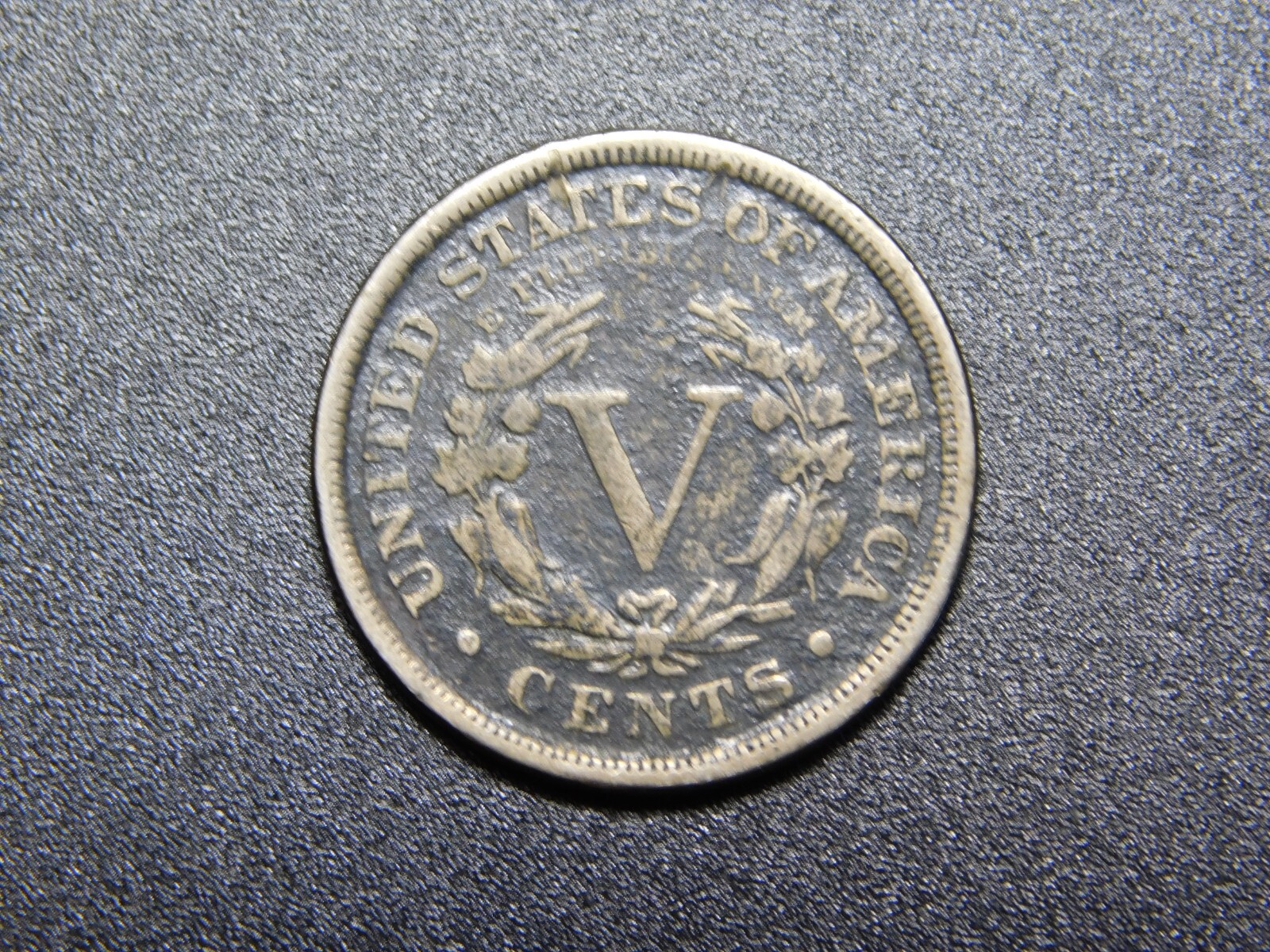 OLD US COIN 1883 LIBERTY HEAD NICKEL with CENTS