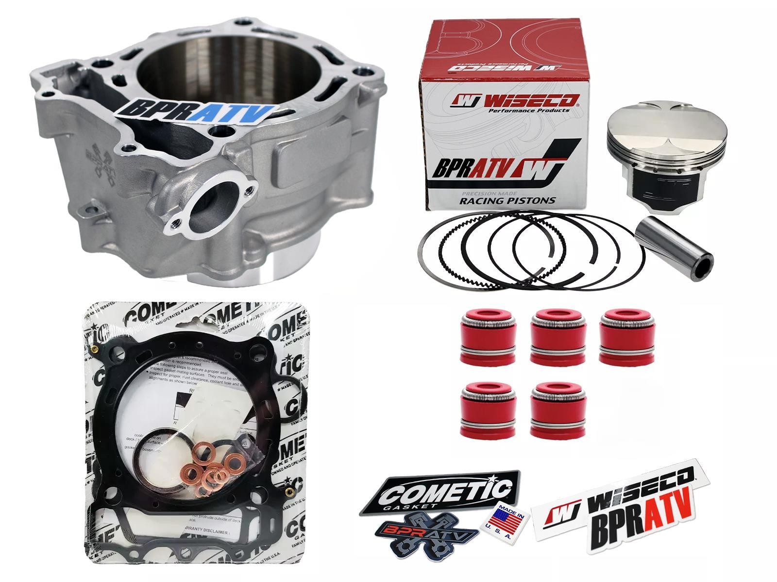 Yamaha YFZ450 YFZ 450 Engine Rebuild Kit Wiseco Crank Piston Cylinder Stock Bore