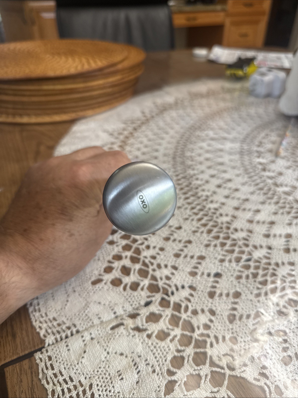 9" Stainless Steel OXO COCKTAIL MUDDLER - Bar Drink Mixer Tool