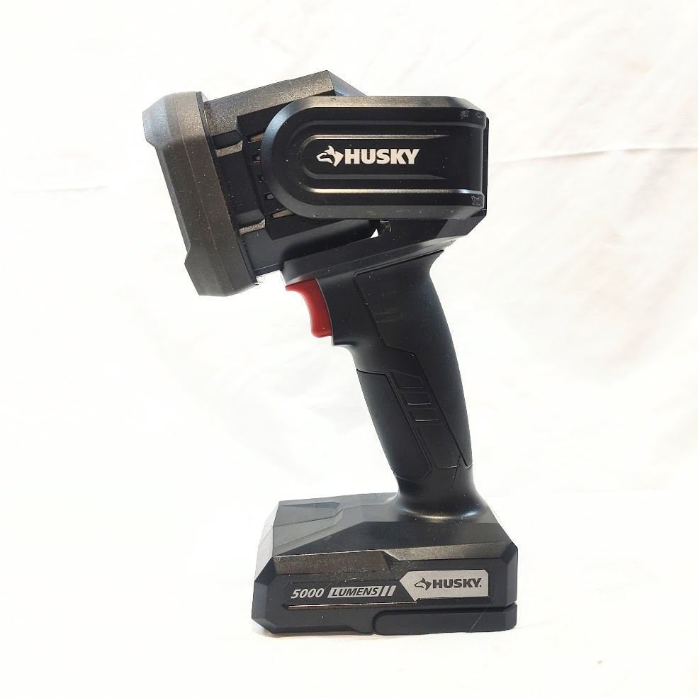 Husky 5000 Lumen Hybrid Power Swivel Rechargeable Spotlight (91640)