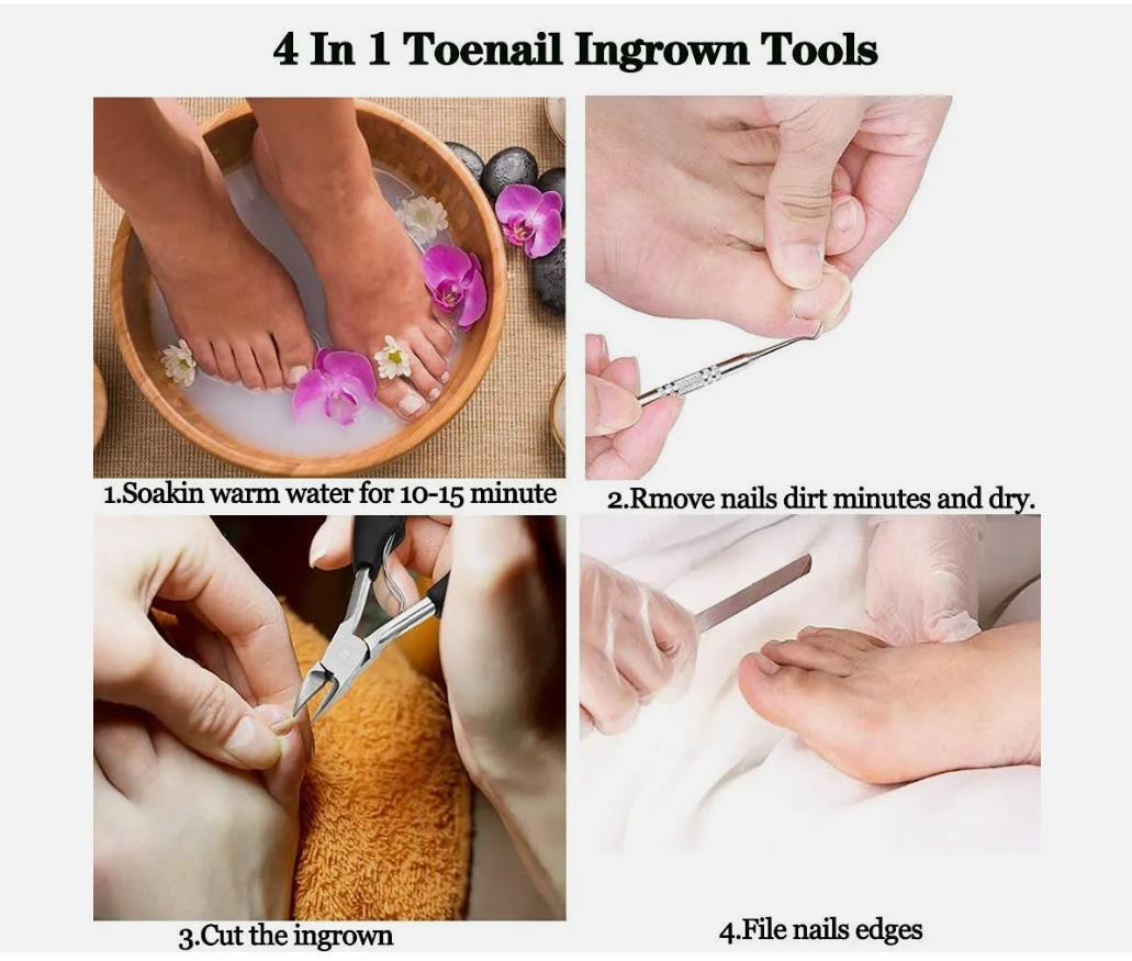 Toenail Clippers Seniors Nail Clippers For Thick Ingrown Nails Toe Heavy Duty