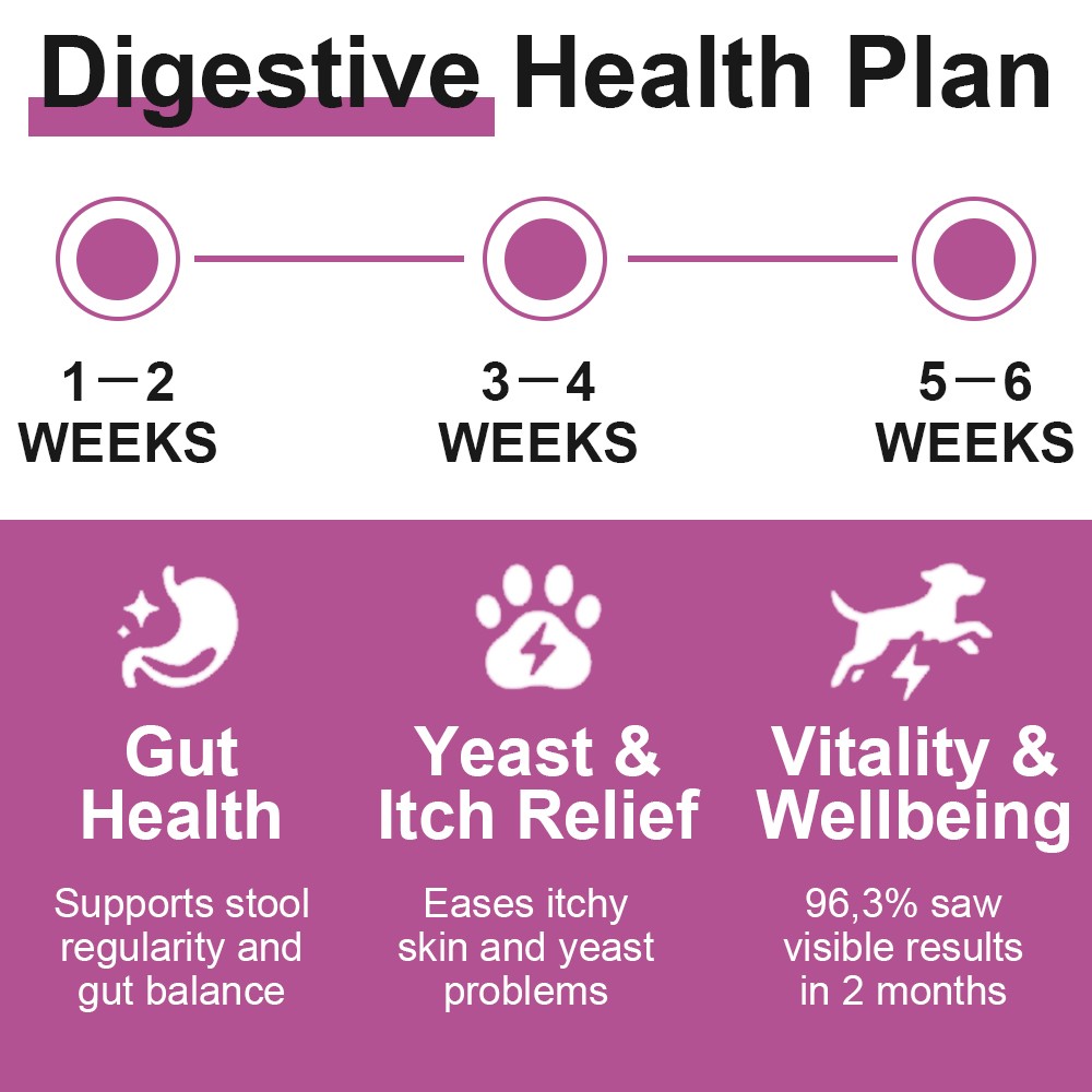 Probiotics for Dogs Soft Chews for Seasonal Allergies, Gut, and Digestive Health