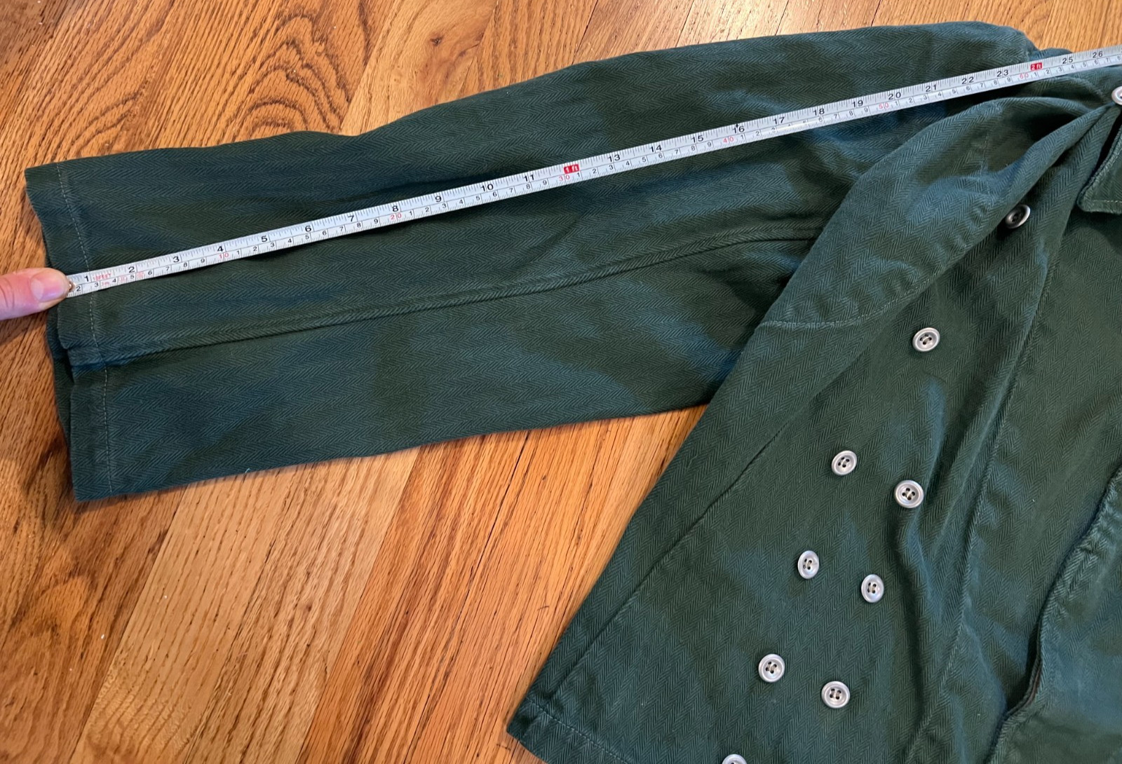 WWII German Heer Panzer Summer Wrap Large/XL Green Cotton Twill Reproduction?