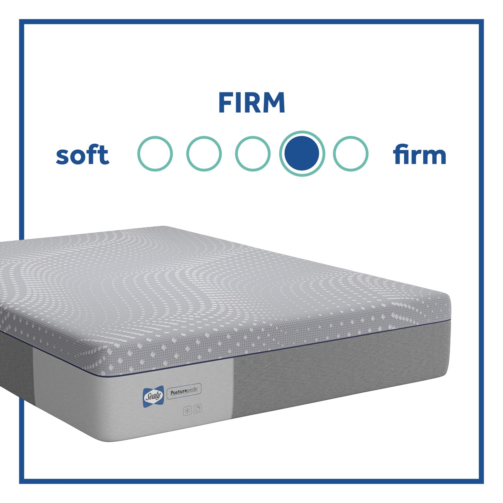 Sealy 13-in Firm California King Memory Foam Mattress