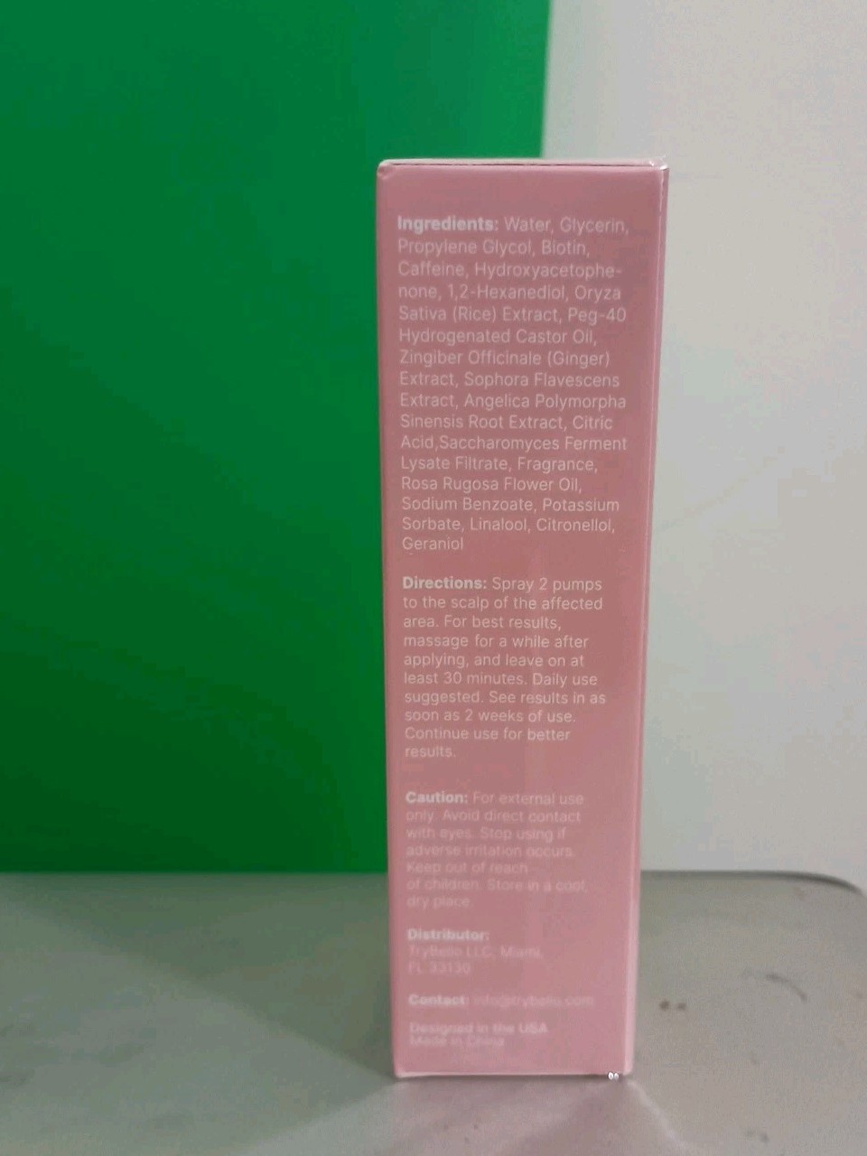 Try Bello Hair Helper Spray for Thinning Hair, Hair Helper Growth Spray 1.7oz