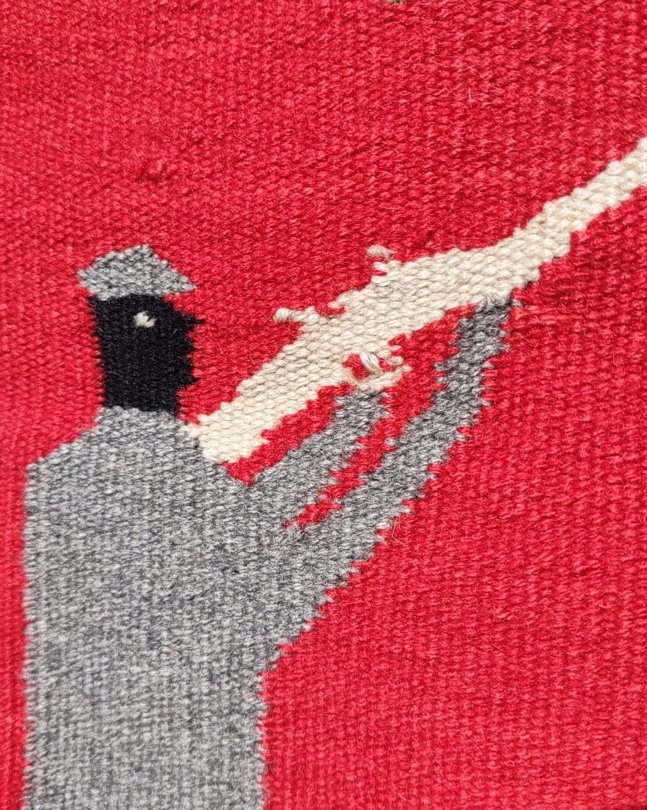 Navajo Rug Native American Indian Antique Germantown Throw Wall Hanging  1910