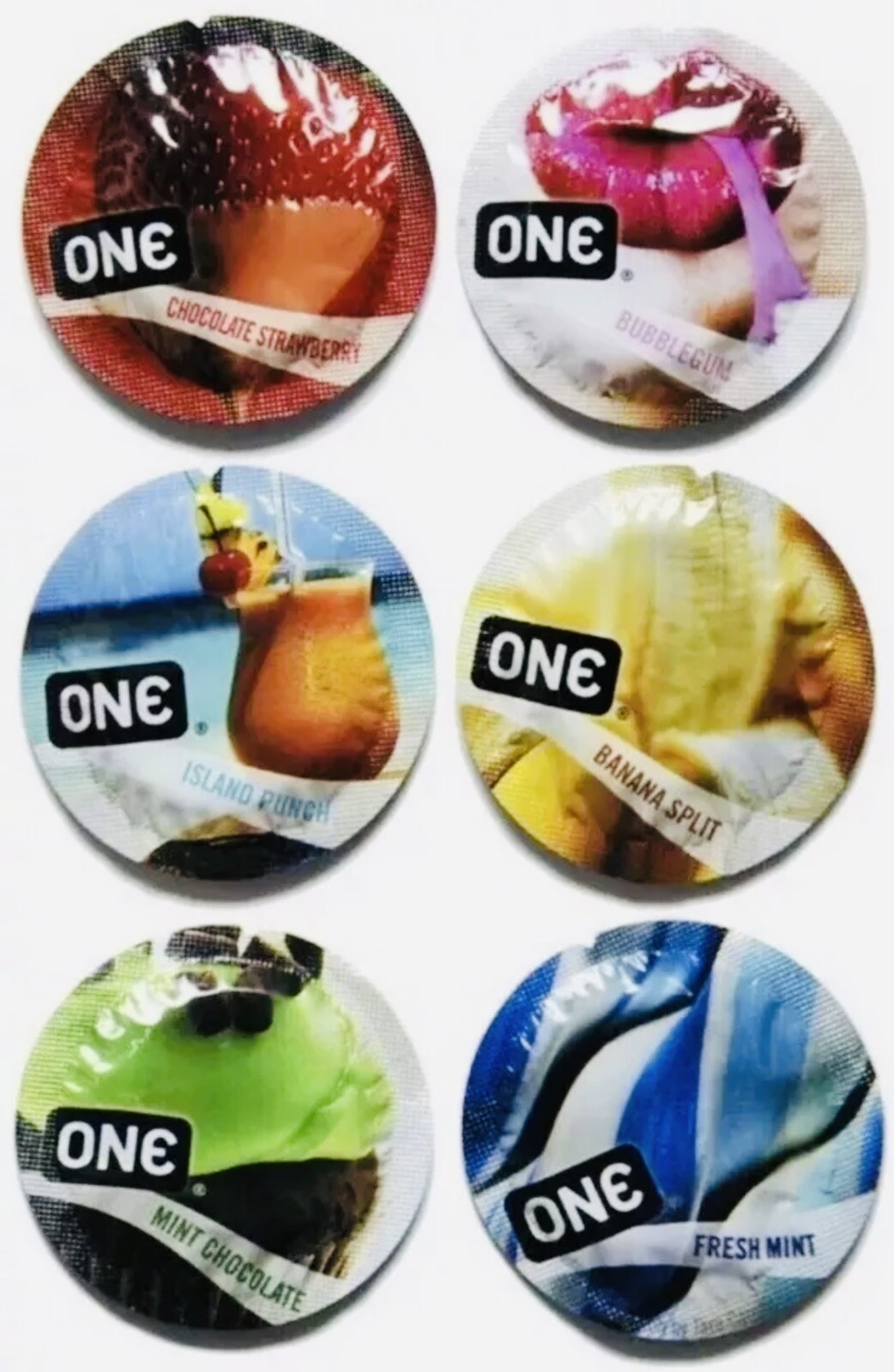 50 Pack - One Flavor Waves Condoms Assorted Flavors - Same Day Shipping