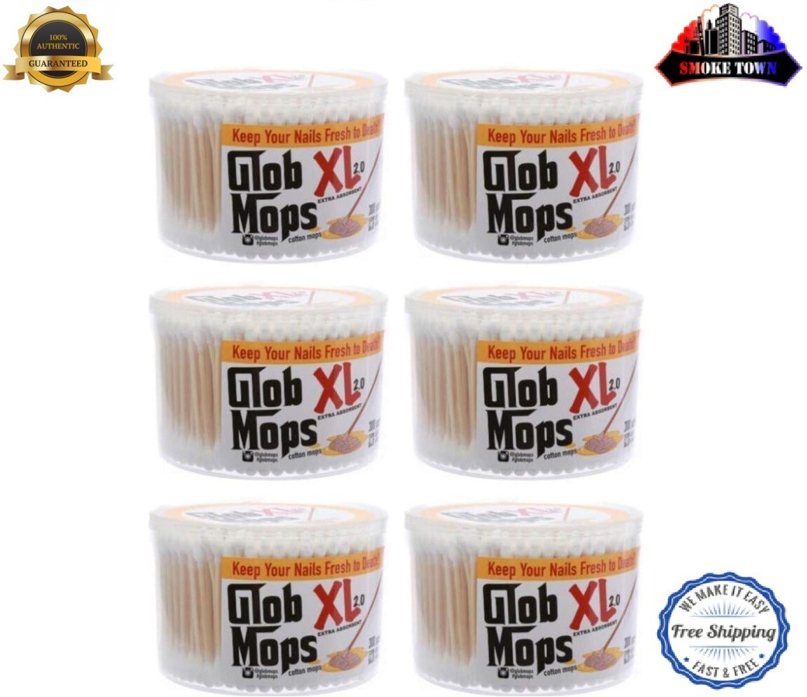 Glob Mops Bamboo XL 2.0 6-Pack Bundle | Extra Absorbent | Eco-Friendly | 1800 ct