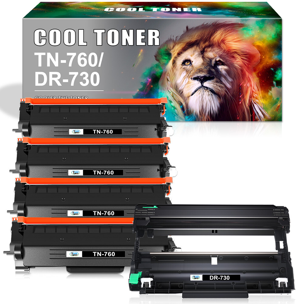 TN760 Toner Cartridge /DR730 Drum for Brother MFC-L2710DW HL-L2350DW HL-L2370DW