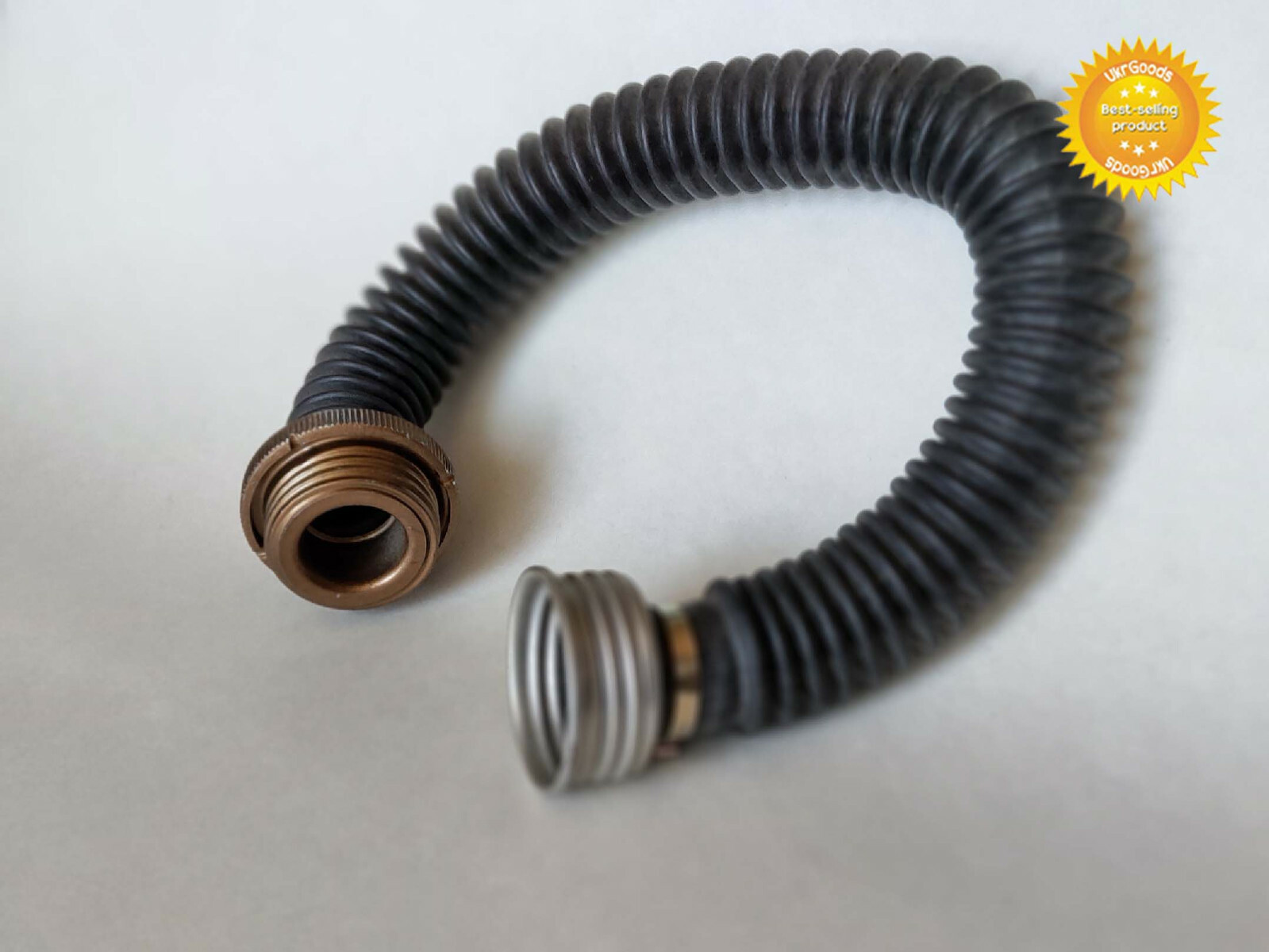 Black Hose Tube Pipe Soviet Russian Military Gas mask GP-5 Rubber 40mm Original