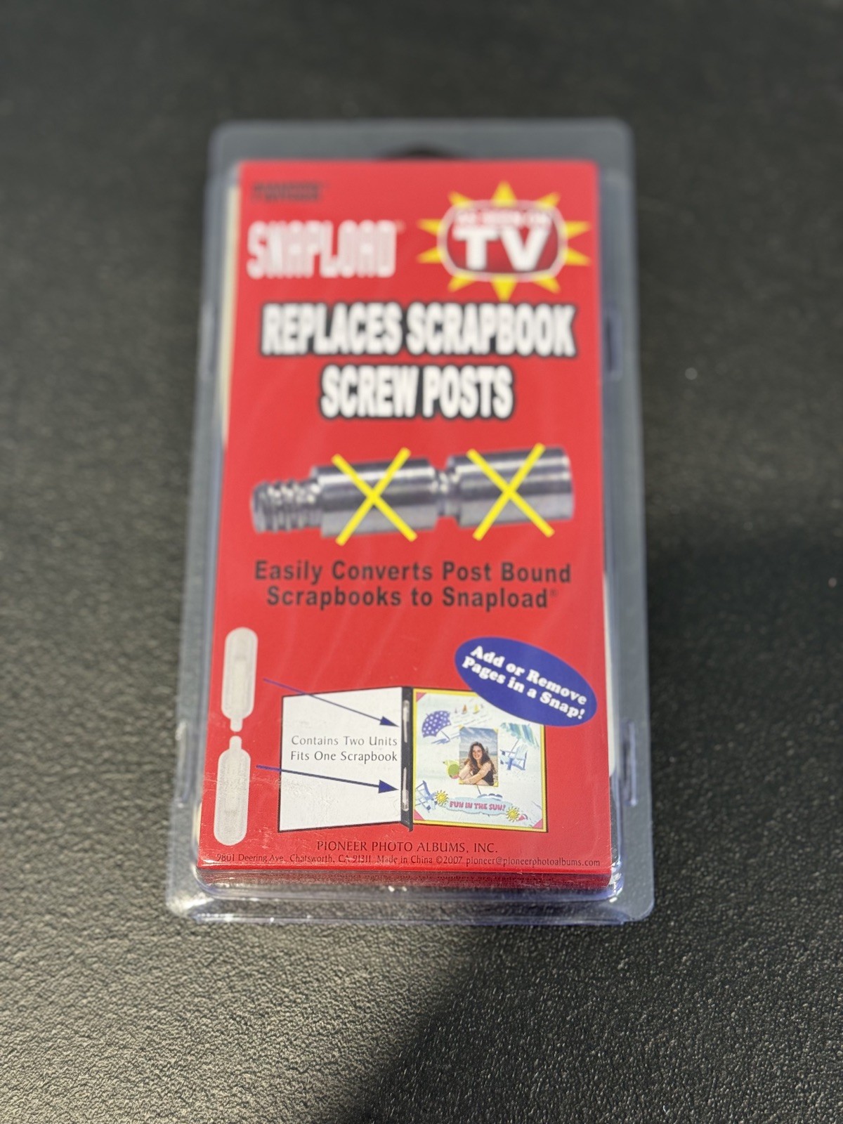 Pioneer 2-SL Snapload Retrofit Kit for Post Bound Albums Replaces Screw Posts