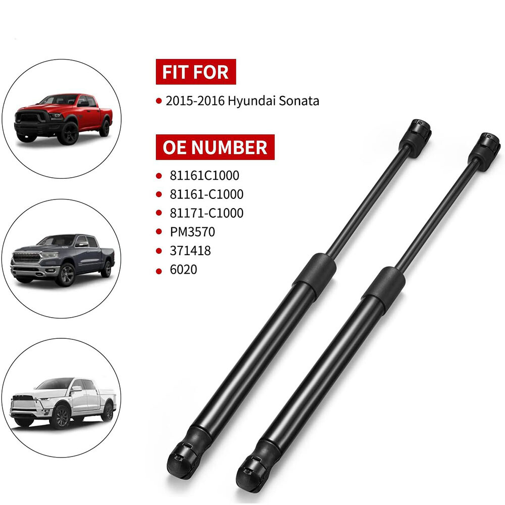 Hood Lift Support Gas Spring Shock Struts For Hyundai Sonata Sedan 2015 16-2017