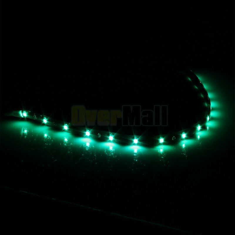 Light Strip Flexible Flat LED Waterproof Car/Boat/Motorcycle Universal 12V DC