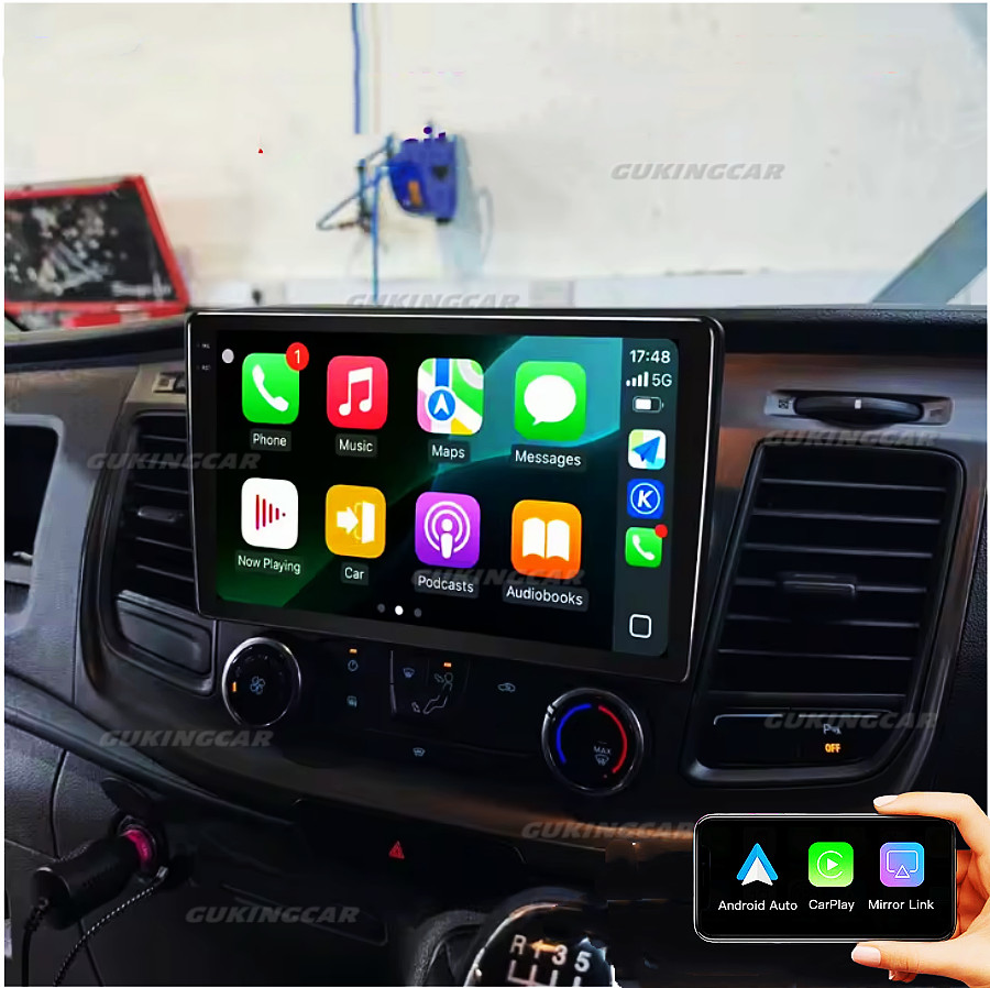 For 2020-2024 Ford Transit 150 250 350 10.1" Carplay FM GPS Dash Radio BT NAVI