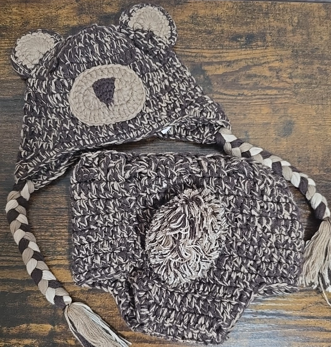 7 Sets Lot Newborn Photography Outfits Prop Crochet Fairy Bear Own Unicorn Fox