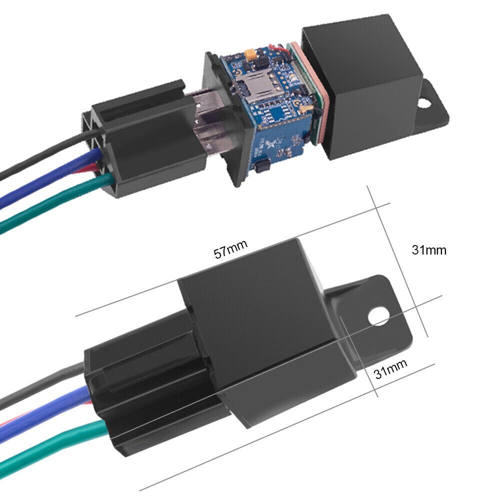 C13 Car Tracking Relay GPS Tracker Anti-theft Real Time Device Locator - 4G lte
