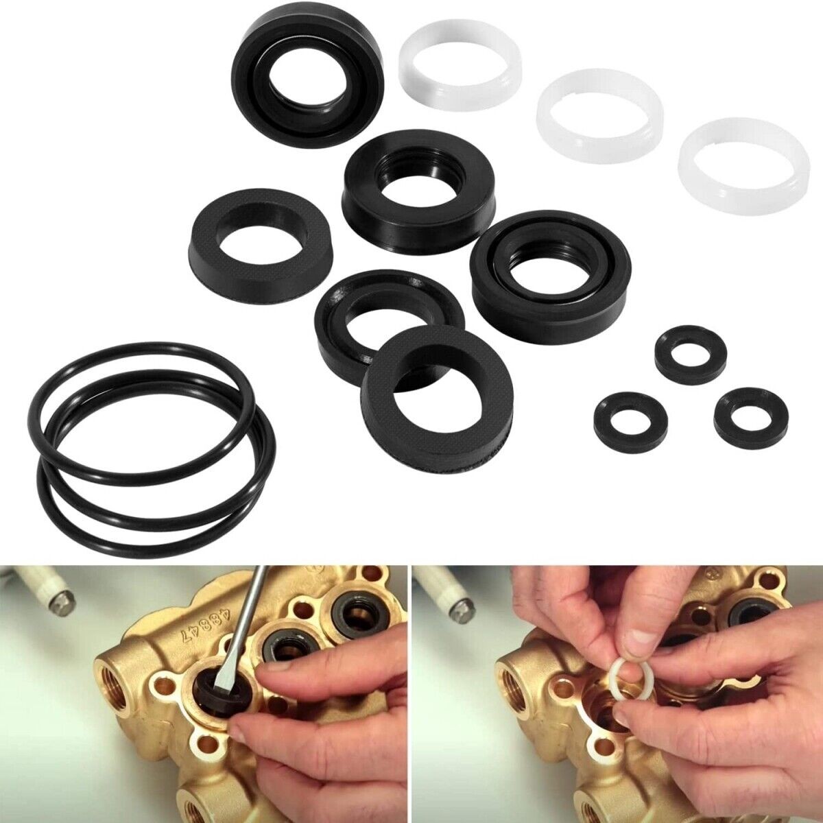 Seal Kit 34262 for Cat Pressure Washer Pump 66DX 6DX 6DX40G1I 66DX40G1I 6DX35G1I