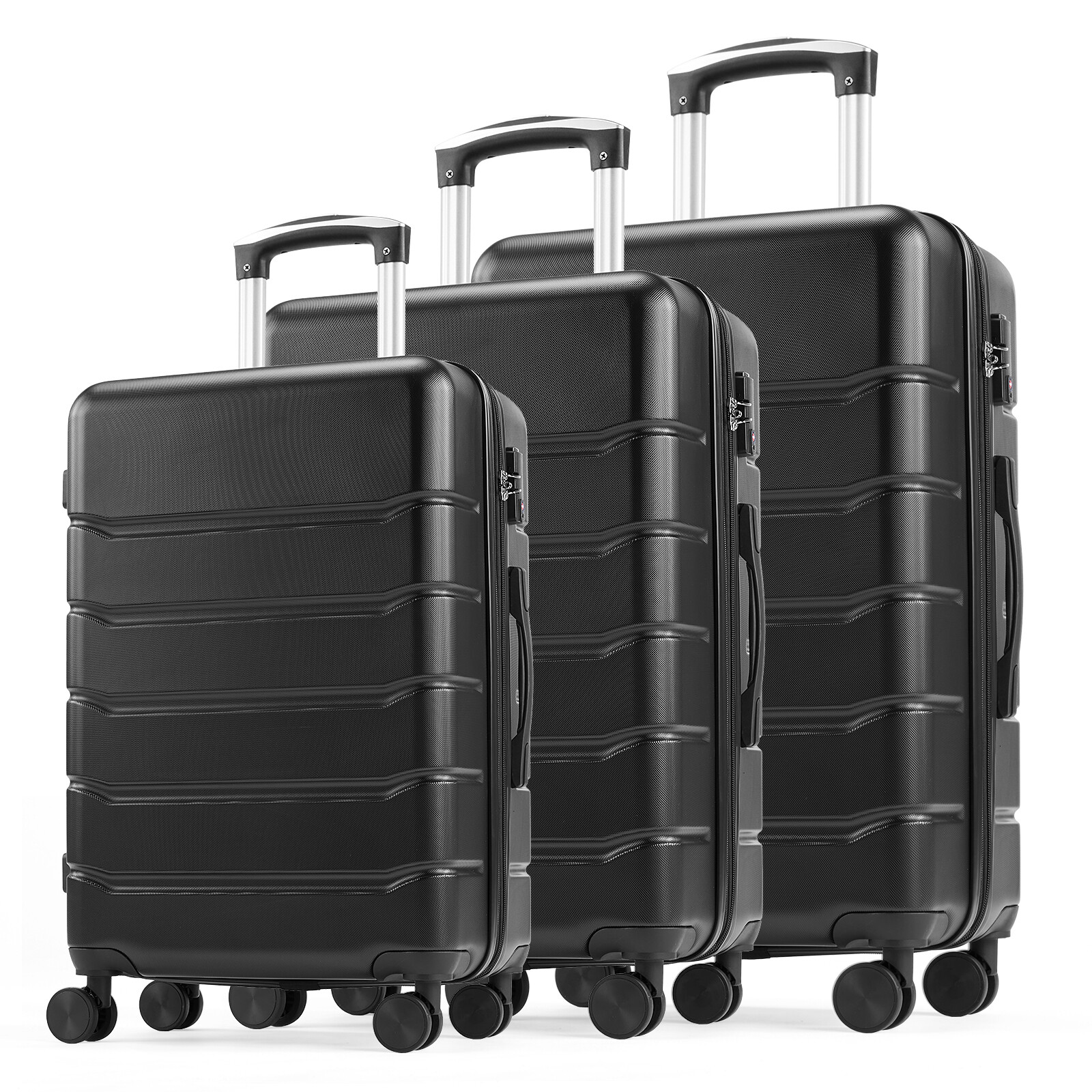 Hardside Luggage 20/24/28-Inch TSA Lock Suitcase with Double Spinner Wheels