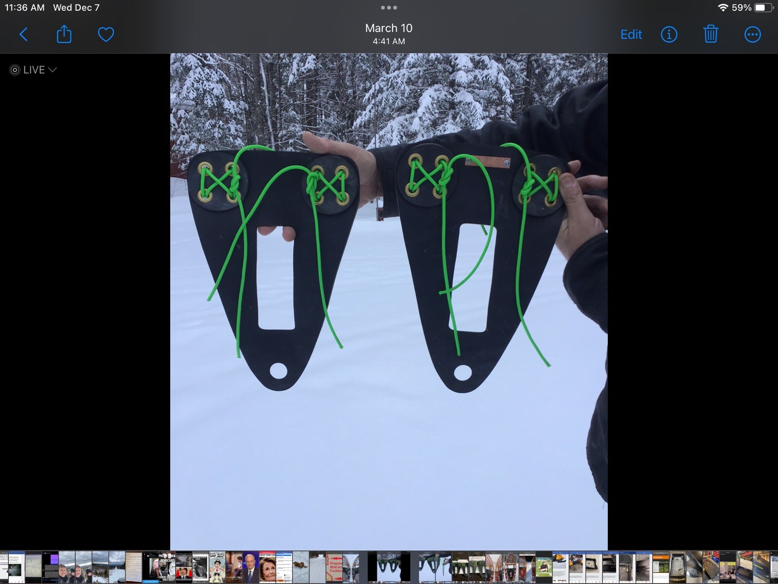 SNOWSHOE BINDINGS, SNOWSHOE HARNESSES, SNOWSHOEING, LIFETIME SNOWSHOE BINDINGS