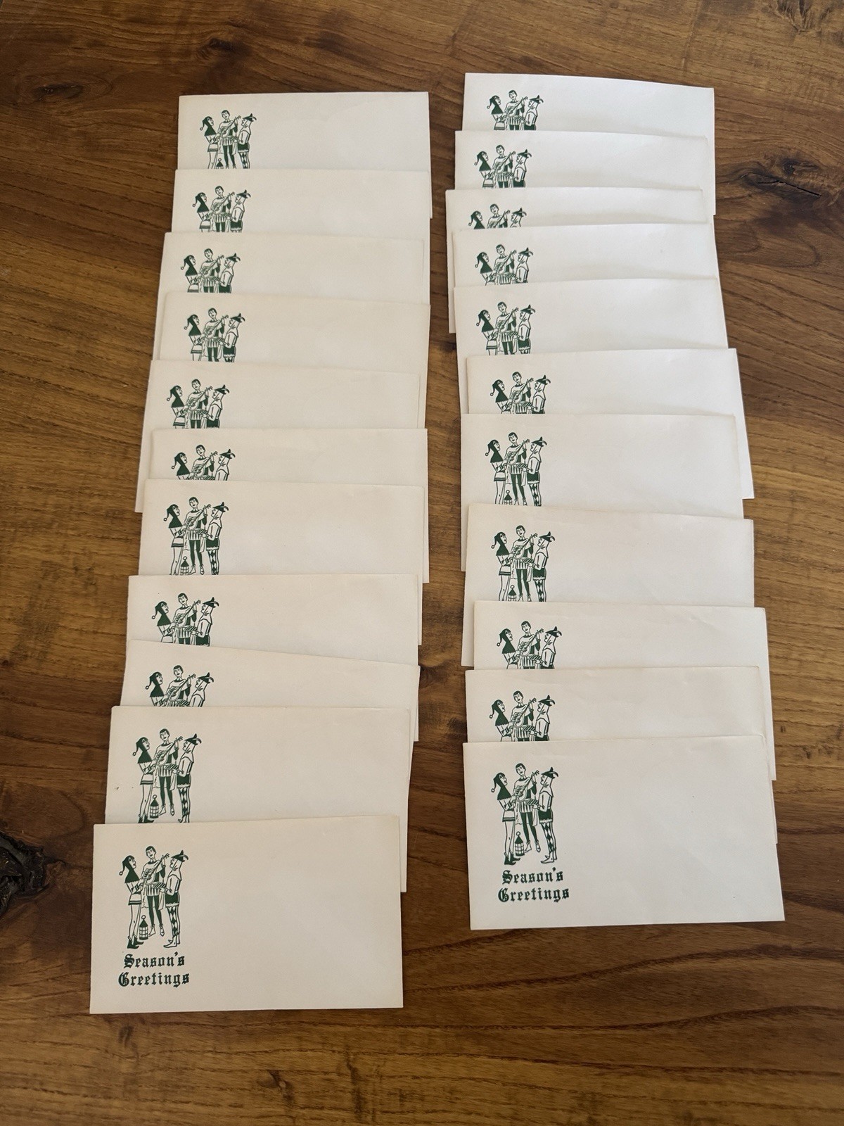 Vintage Season’s Greetings Envelopes, 22 Total Vintage Envelopes