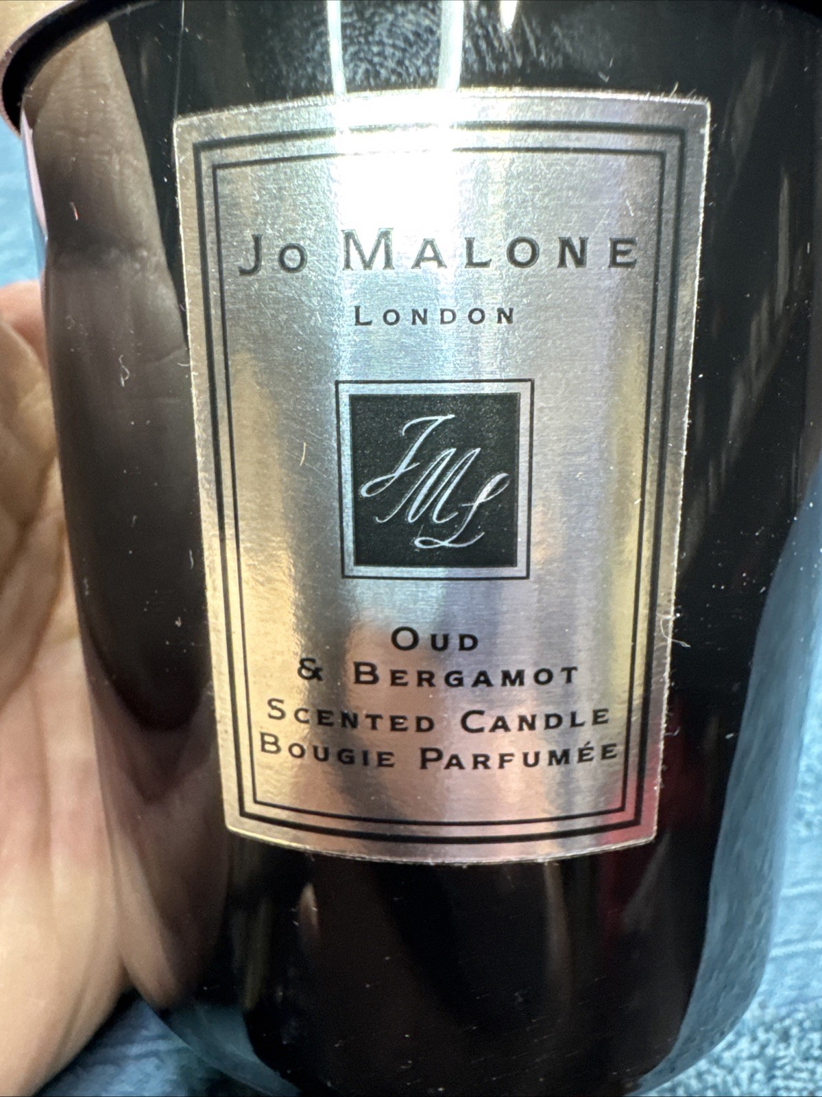 JO MALONE OUD & BERGAMOT SCENTED CANDLE 2.5"/6.36 CM New Sealed