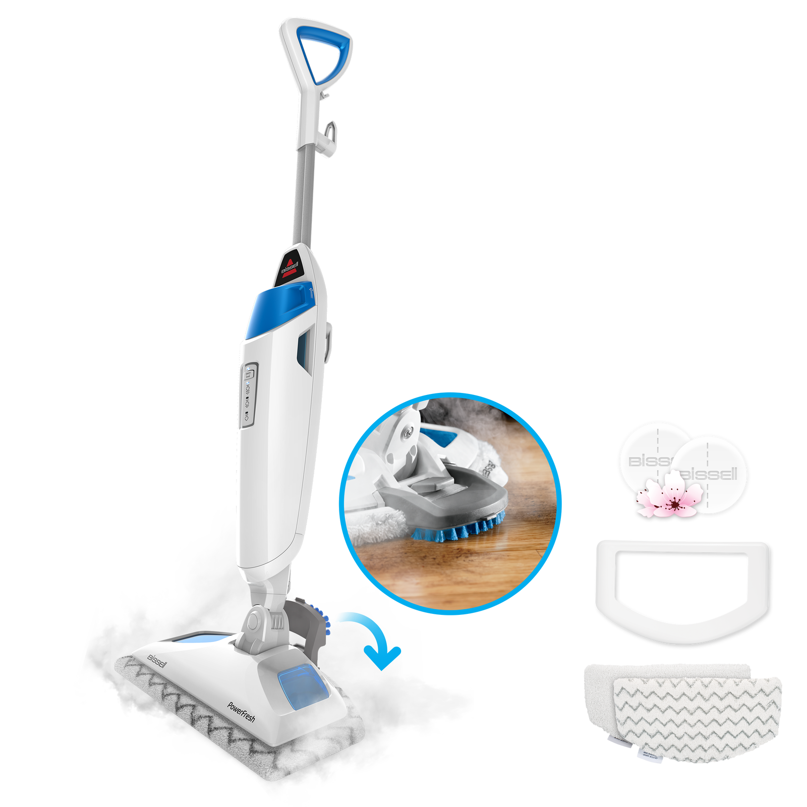 Bissell PowerFresh Steam Mop Hard Floor Natural Steam Cleaner | 1940 NEW!