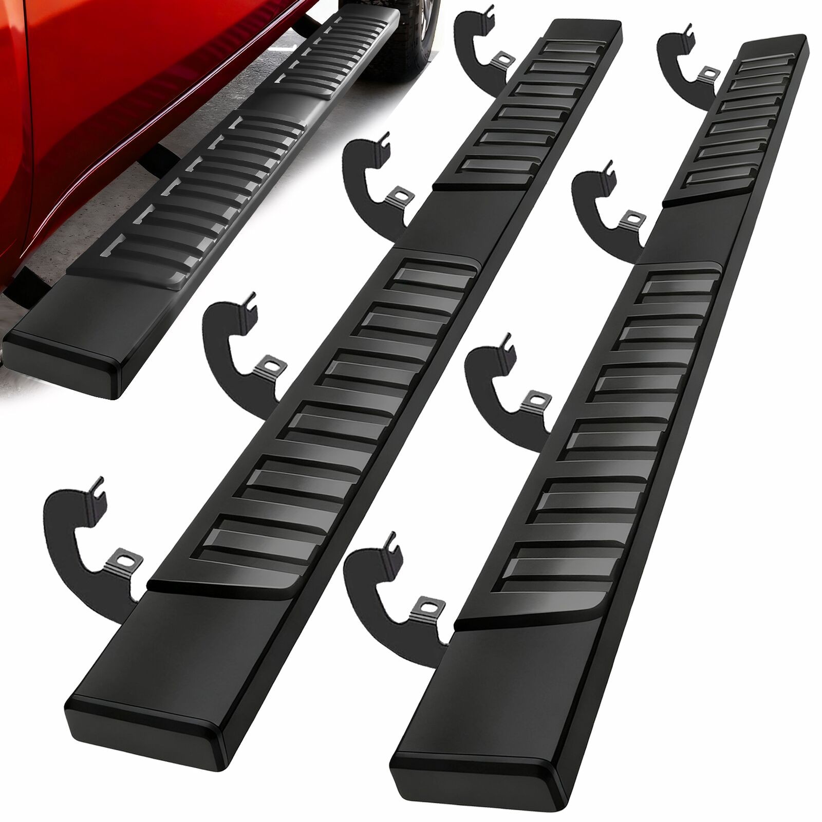 Running Boards For 19-26 Silverado/Sierra 1500 Crew Cab Side Steps Nerf Bars