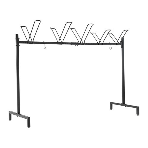 5-Slot Bike Organizer Bicycle Parking Rack Bicycle Storage Holder Floor Stand