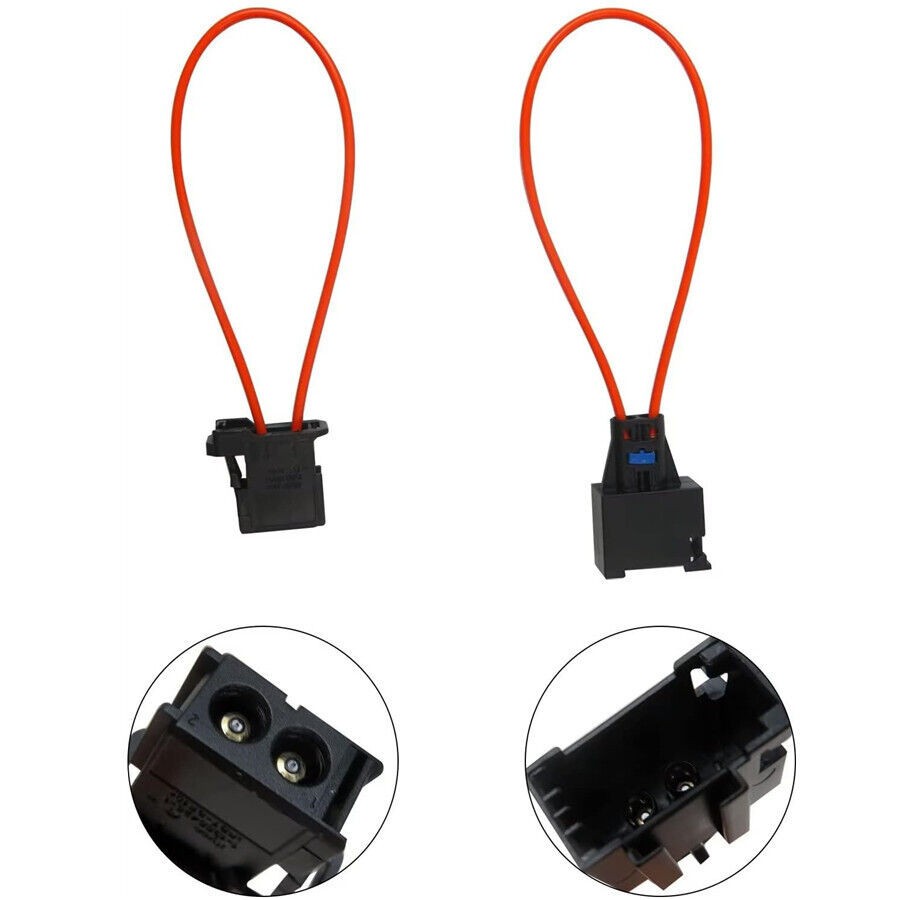 4PCS Fiber MOST Optical Optic Loop Bypass Male&Female Adapter Cable 1-1355426-1