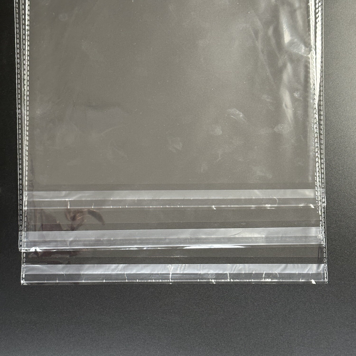 Clear Resealable Recloseable Self Seal Adhesive Cello Lip Tape Poly Plastic bags