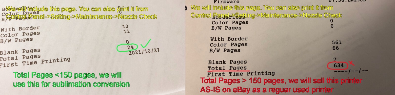 EcoTank Sublimation Printer Bundle: Printer with Sublimation Ink + Paper