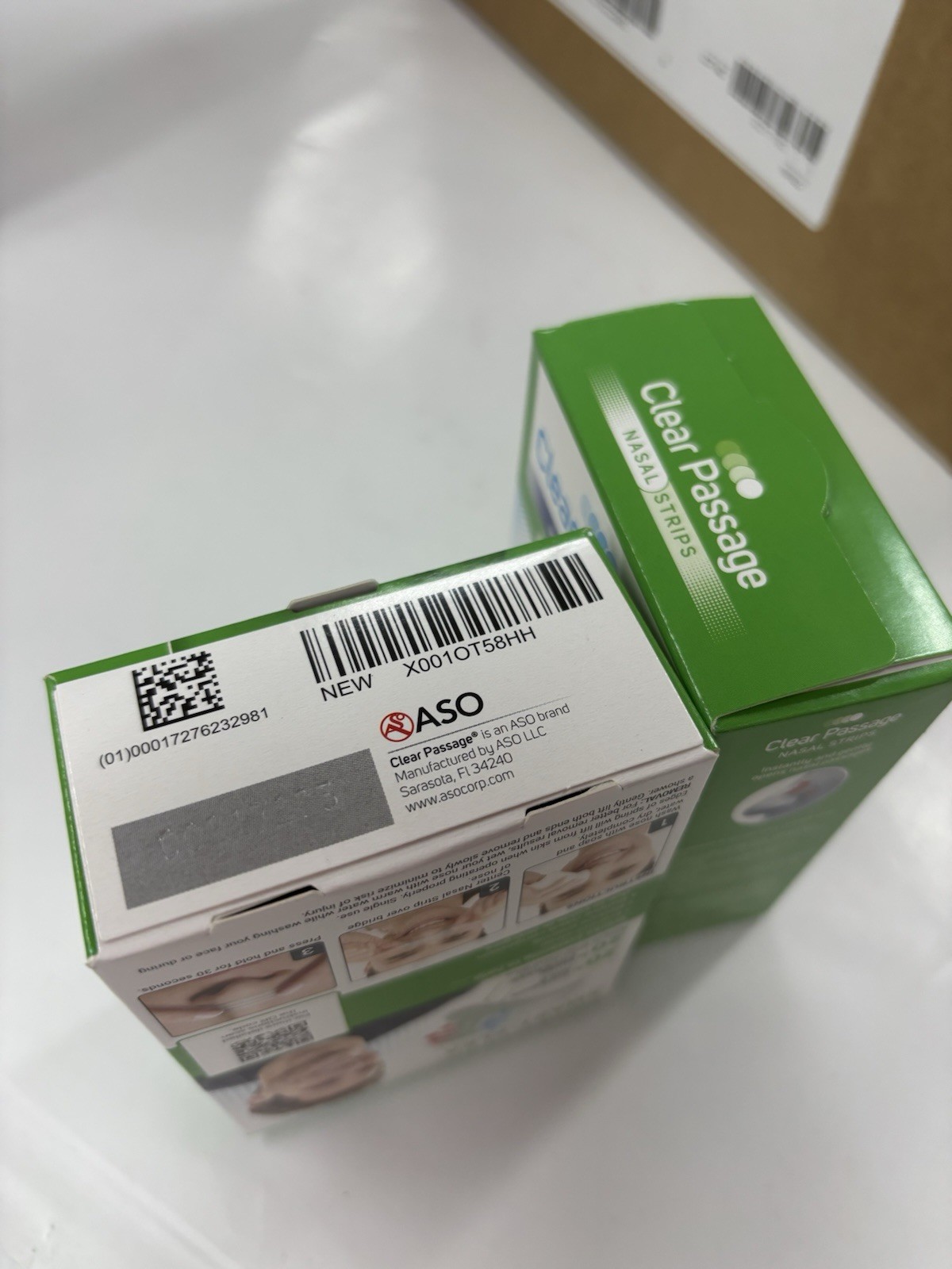 2 Boxes (100 Total) Clear Passage Nasal Strips Extra Strength Clear