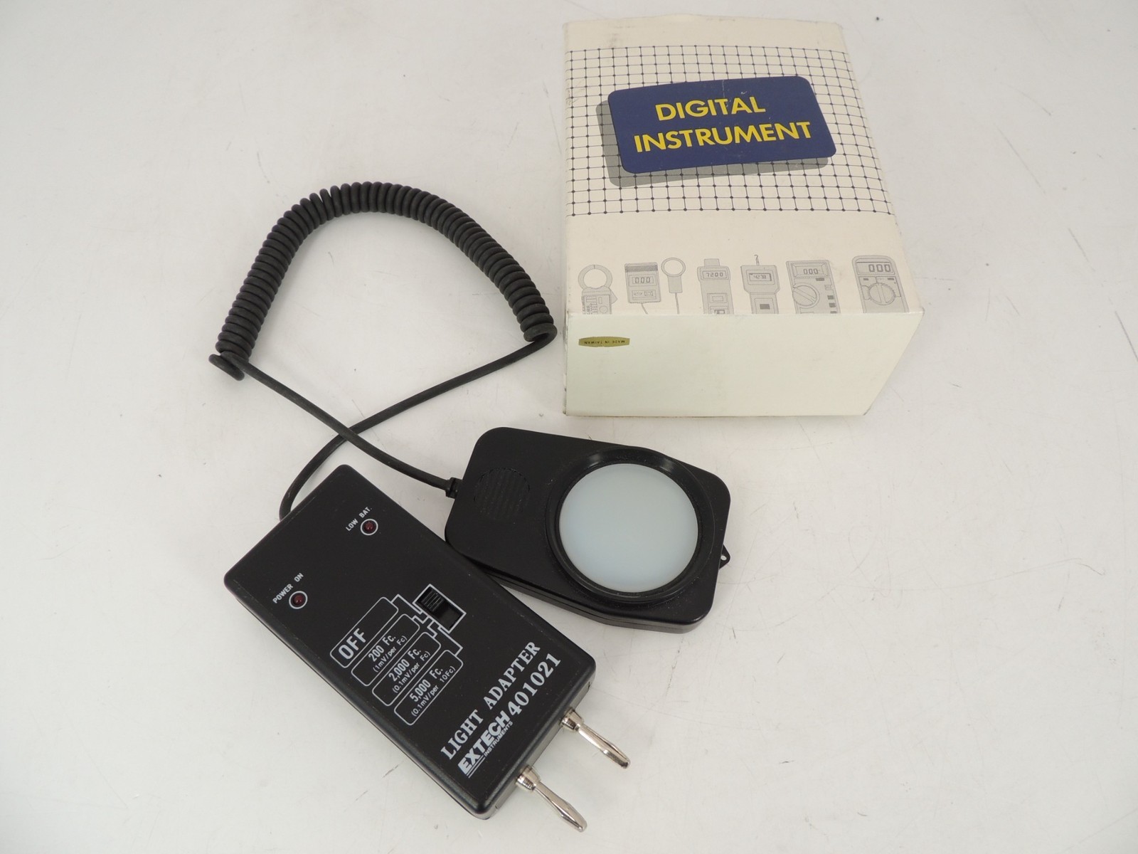 Extech 401021 Foot Candle Light Adapter Lux Adapter for Multimeter w/ Manual