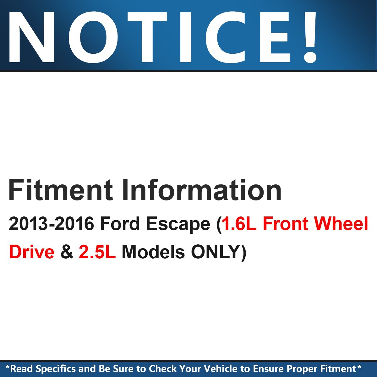 300mm Front & Rear Disc Rotors Ceramic Brake Pads for 2013 2014-2016 Ford Escape