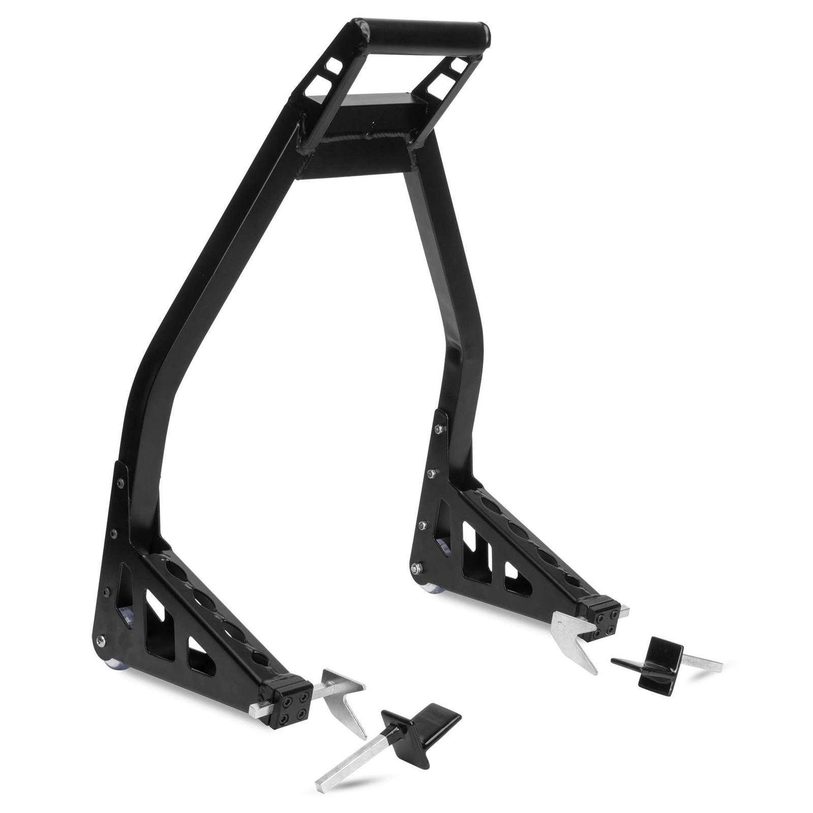 BikeMaster Universal Aluminum Stands Rear Black TLAMS501