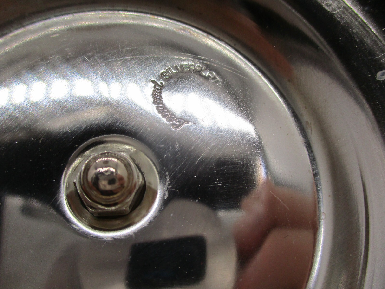 Vintage Silverplate Leonard Wire Wine Bottle Holder