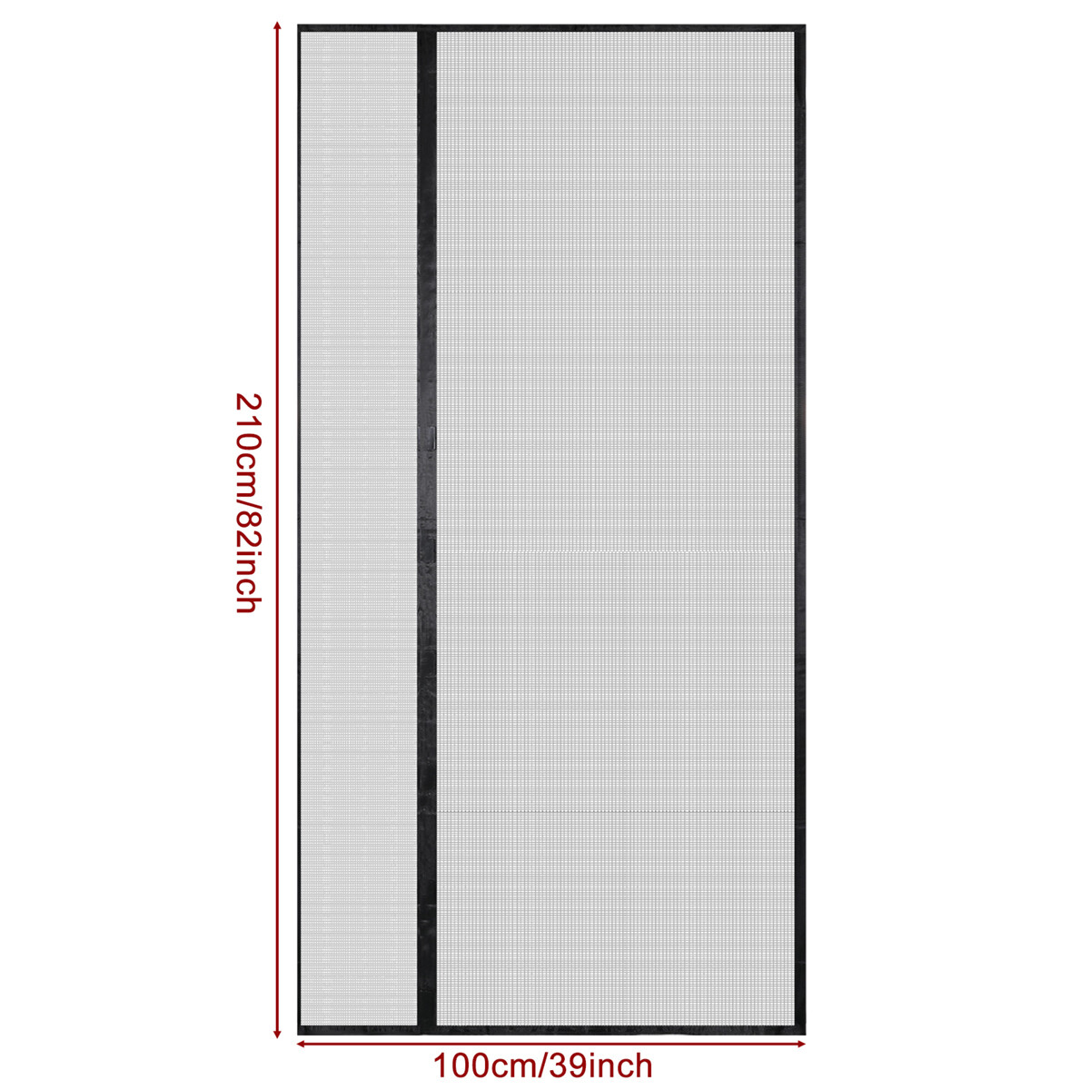 Magnetic Screen Door Mesh Curtain Heavy Duty Mosquito Net Bug Hands Free Closer