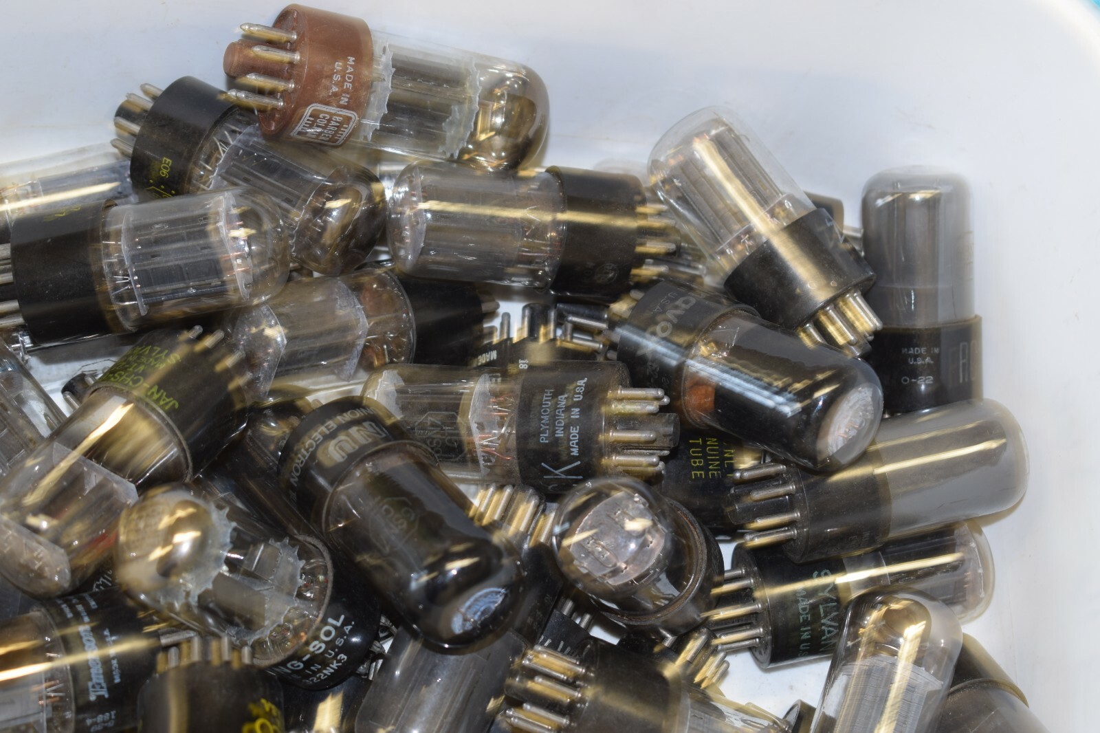 6SN7GT VINTAGE TUBES - VARIOUS BRANDS - TUNG SOL, GE, RCA, ETC. ALL TESTED