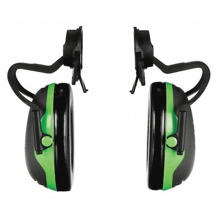 3M X1p51e Hard Hat Mounted Ear Muffs, 20 Db, Peltor X1, Black