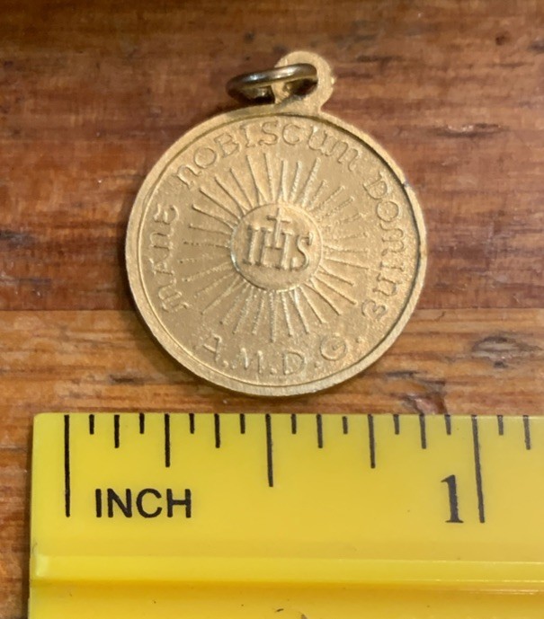 Holy Face of Jesus Medal Shroud of Turin Nobiscum Domine Lot Of 100 Medals 3/4”