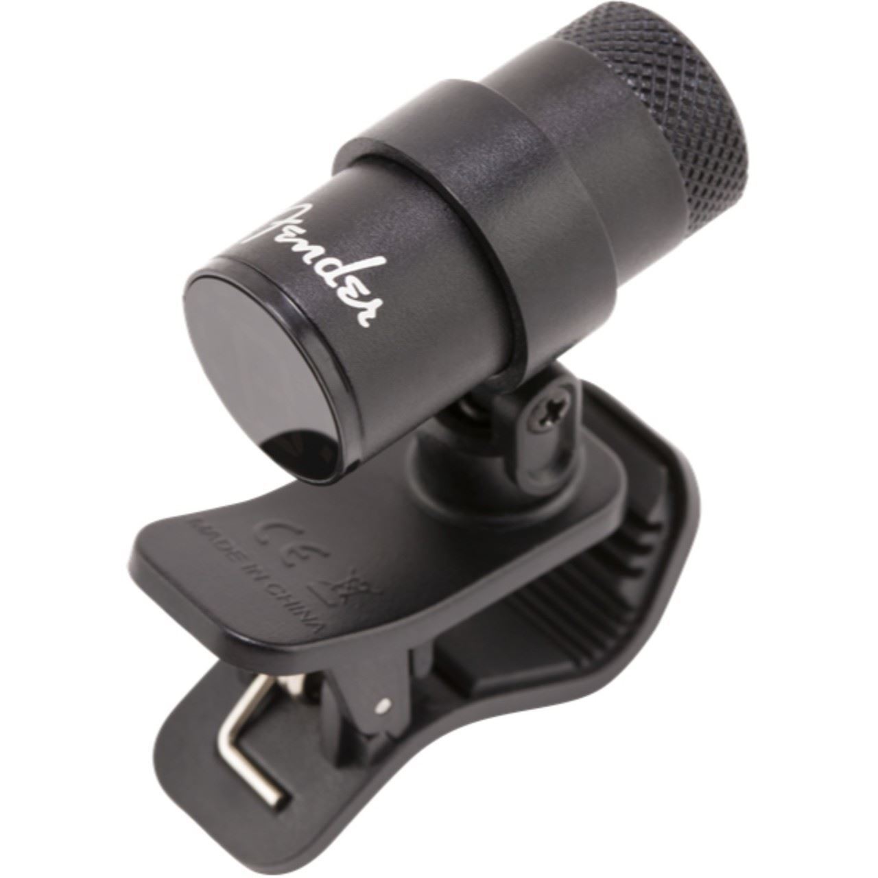 Fender Bullet Clip-on Chromatic Instrument Tuner with LED Screen, Black