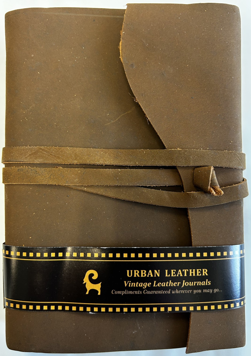 Handmade Genuine Leather Bound Journal Notebook Plain Matt Paper 110 Pages NEW