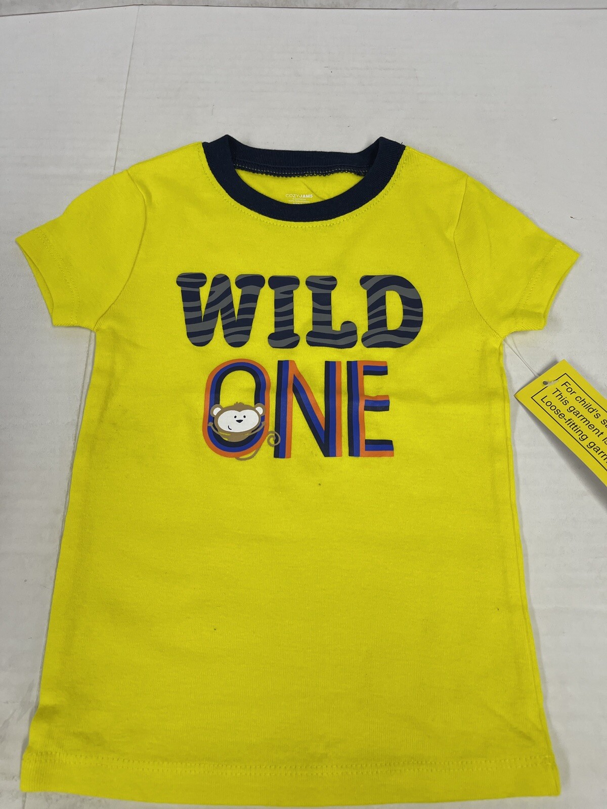 CozyJams 2 PJ sets short sleeve and long sleeve 4 pieces,Colorful Jungle 4T New