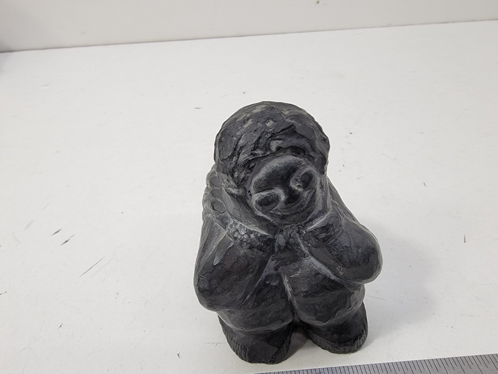 Vintage Wolf ALASKAN Soapstone Carving Sculpture Inuit ESKIMO