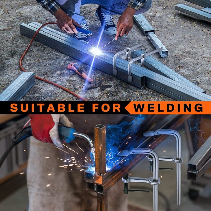 Jorgensen 2-Pack 12-Inch Bar Clamps Drop Forged Steel Bar Clamps for Woodworking