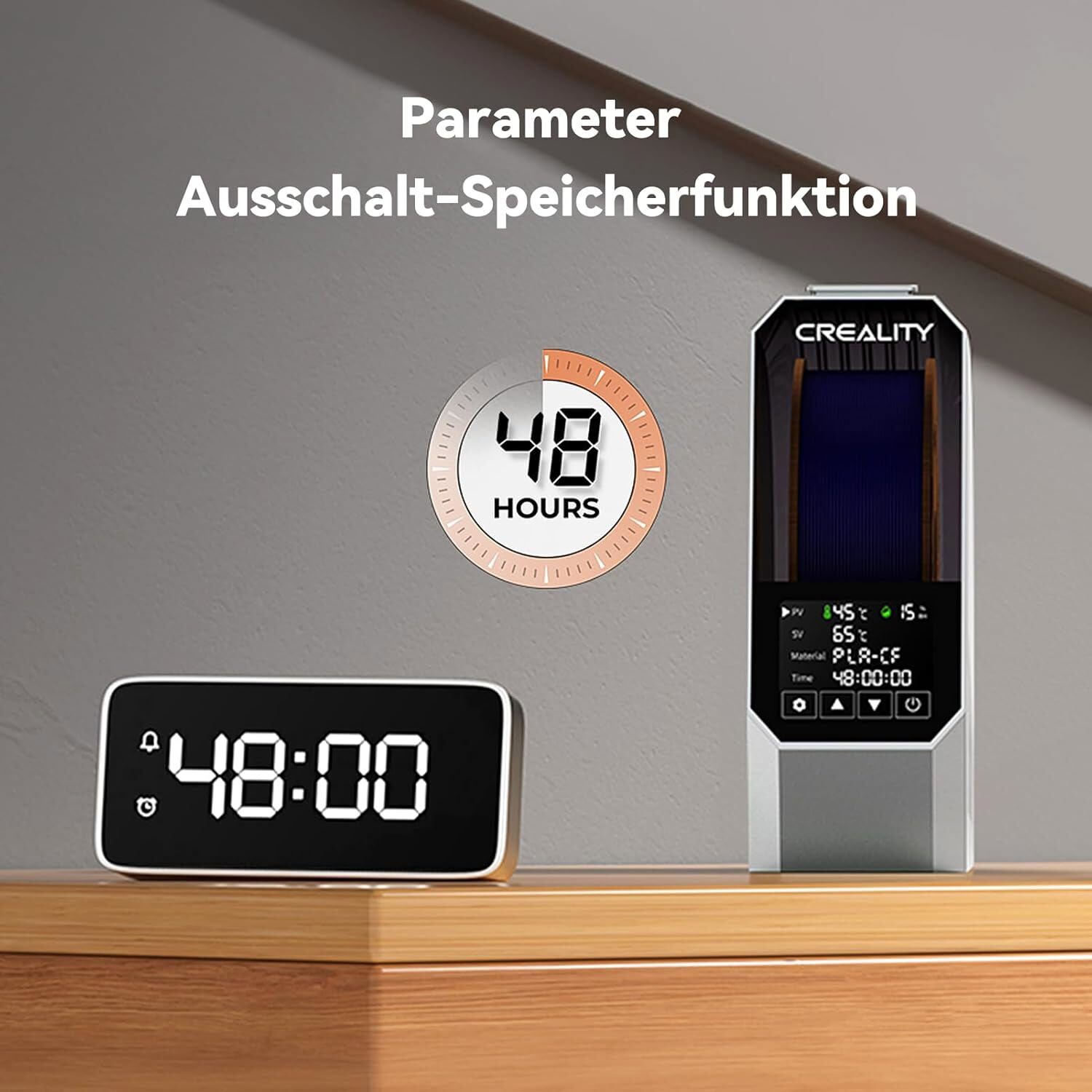 Creality Space Pi Filament Dryer 3D Printer Filament Dehydrator Storage Box Lot