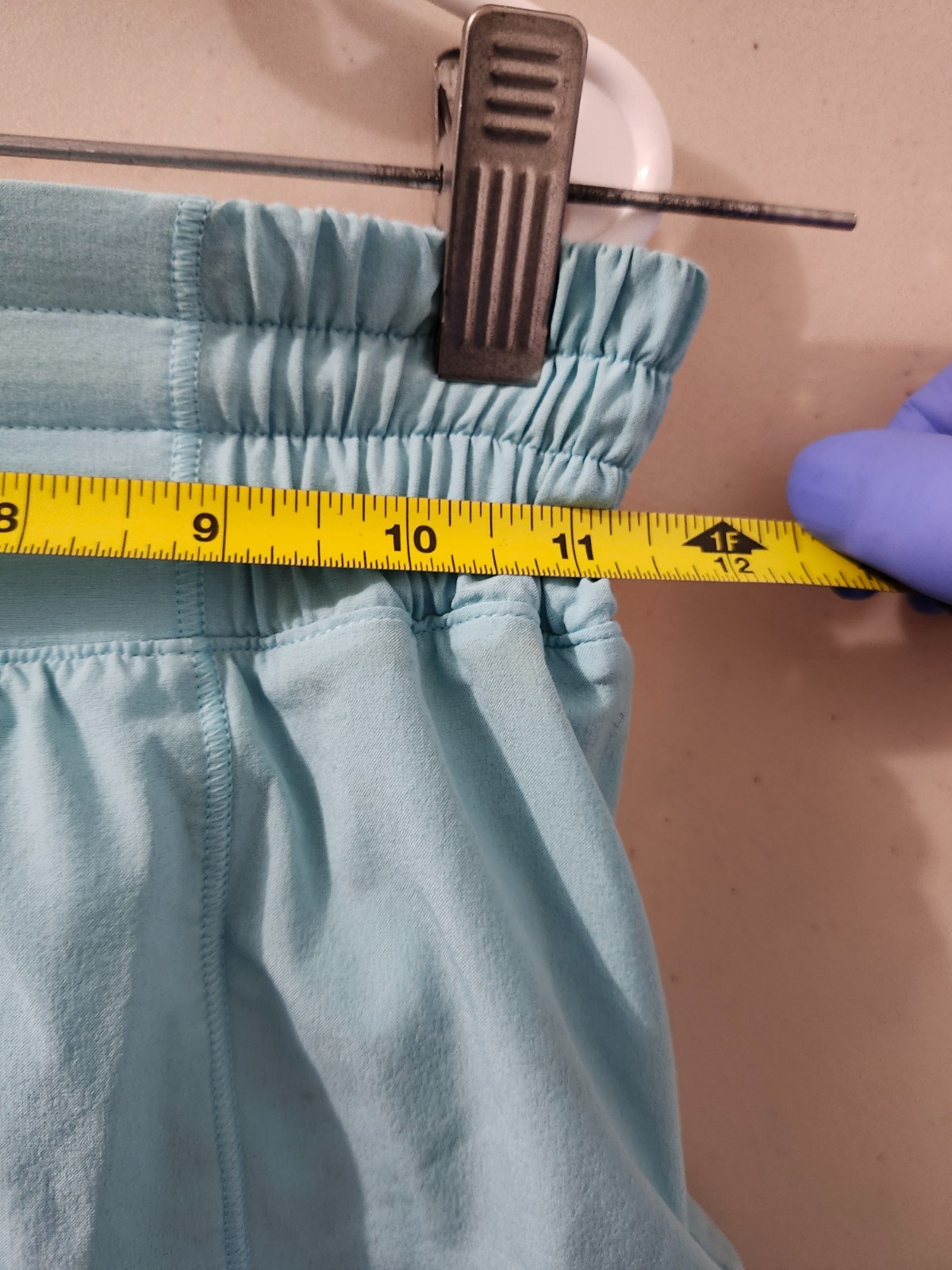 Lululemon Shorts Womens 2 Blue Hotty Hot High Rise Pullon Active Lined Pocket 3"