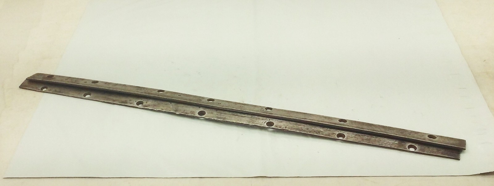 Vtg James swan beam drill press hand crank boring machine PARTS main beam strips