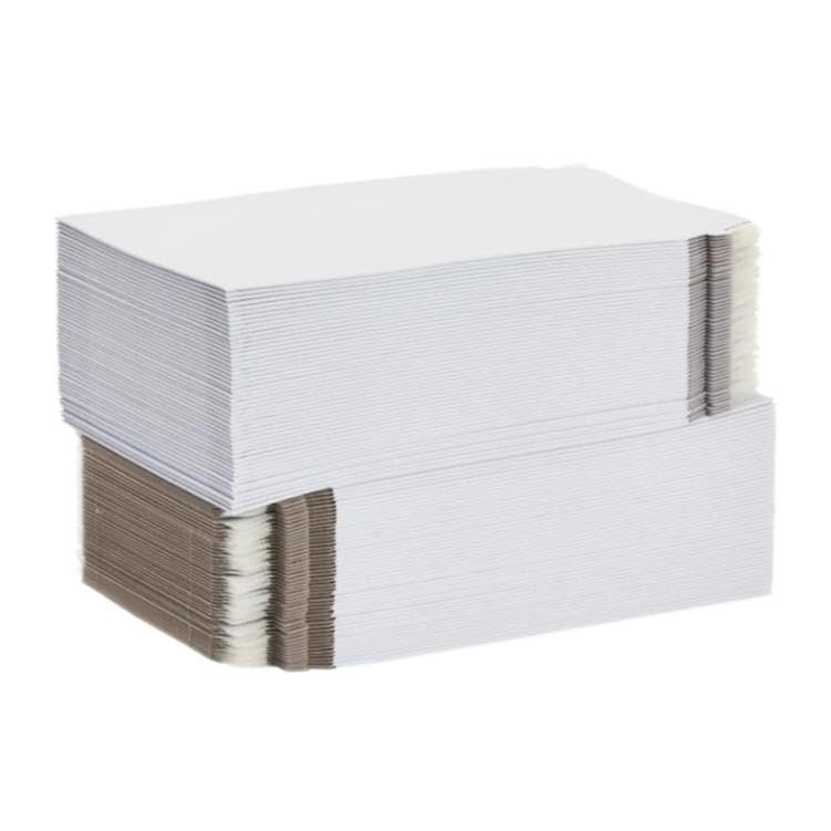 100 - 6x8 White Rigid Stay Flats Self-Seal Cardboard Envelope Mailers 6"x8"