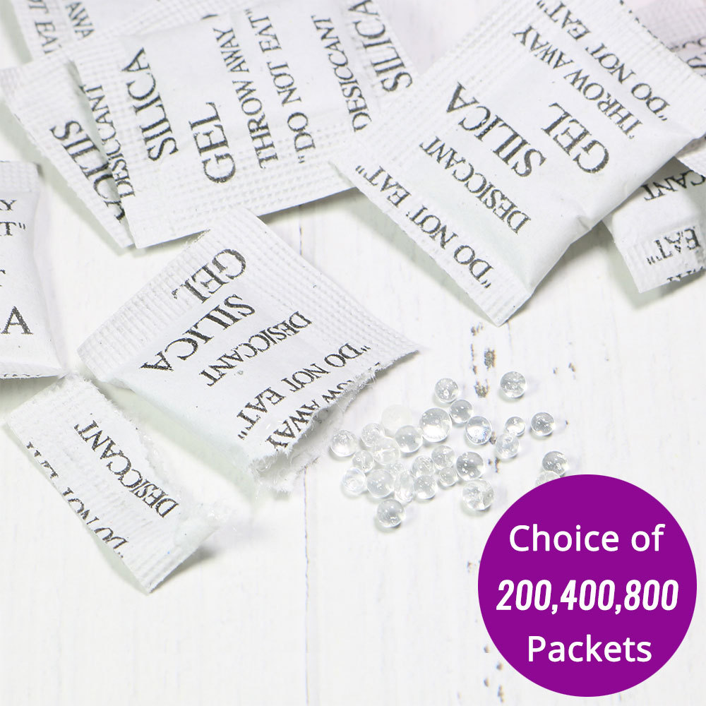 Wholesale 1 Gram 1g Non-Toxic Silica Gel Packet - Desiccant - Dry Pack
